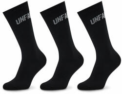 Unfair Athletics 3 pár uniszex hosszú szárú zokni Unfair Athletics Curved UNFR22-164 Black 39_42 Férfi