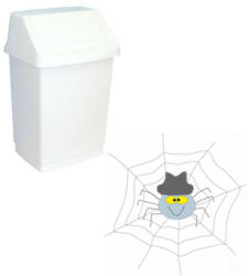  Szemetes kuka billenő fedéllel 60 literes műanyag - spidershop
