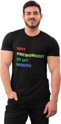  Spit preworkout in my mouth - GYM Fitness Férfi Póló (260905)
