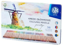  Színes ceruza ASTRA hengeres fémdobozos 36 színű