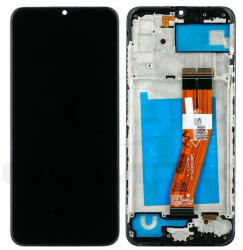 Rmore LCD kijelző érintőpanellel és előlapi kerettel Samsung Galaxy A03s fekete