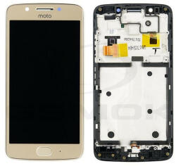 Motorola LCD kijelző érintőpanellel és előlapi kerettel Motorola Moto G5 arany [5D68C07421] (gyári)