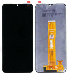 Rmore LCD kijelző érintőpanellel (előlapi keret nélkül) Samsung Galaxy A04s fekete