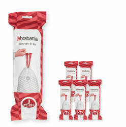 Brabantia Sac de gunoi Brabantia PerfectFit Sort&Go/Bo dimensiune J, 20-25L, 120 buc, cutie 1005587 (1005587)