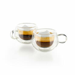 Luigi Ferrero Set cesti espresso cu maner Luigi Ferrero Coffeina FR-8016 95ml, 2 bucati 1006345 (1006345)