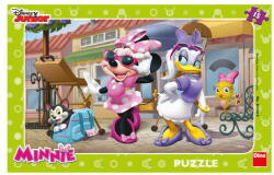 Dino Puzzle - Minnie si Daisy la plimbare (15 piese) - RESIGILAT (301269-R)