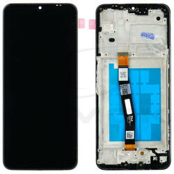 Rmore LCD kijelző érintőpanellel és előlapi kerettel Samsung Galaxy A22 5G fekete