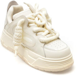 Epica Pantofi sport EPICA albi, 2309171, din piele naturala 39