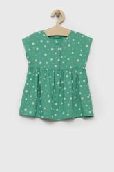 United Colors of Benetton gyerek ruha zöld, mini, harang alakú - zöld 98 - answear - 7 090 Ft