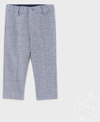 MAYORAL ELEGÁNS KÉK MINTÁS NADRÁG (0, 12 hónap-80 cm)