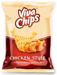 Viva Chips cu aroma de pui , 100g , 6 BUC BAX (5941311003739)