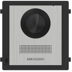Hikvision Társasházi IP video-kaputelefon kültéri egység; gomb nélkül; moduláris; kétvezetékes; rozsdamentes acél
