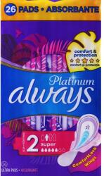 Always Absorbante igienice, mărimea 2, 26 buc. - Always Platinum Protection +Extra Comfort Super 26 buc