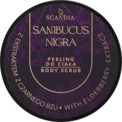 Scandia Cosmetics Peeling pe bază de zahăr și sare, cu floare de soc și extract de fructe - Scandia Sunbucus Nigra Body Scrub 200 ml