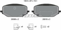 TEXTAR set placute frana, frana disc TEXTAR Q+ 2658801 (2658801)
