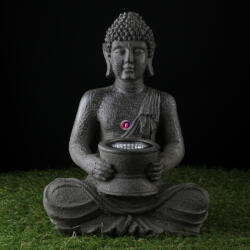 Koopman Napelemes lámpa buddha szobor 31 cm (095500290)
