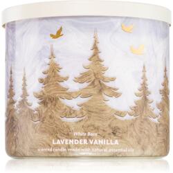 Bath & Body Works Lavender Vanilla lumânare parfumată II. 411 g