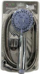 S&W A zuhanykészlet zuhanyfejet, 1.8 m-es zuhanycsőt és fix fali konzolt tartalmaz (60414)