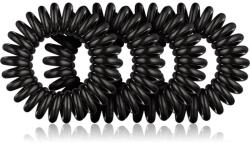 BrushArt Hair Rings Elastice pentru par Black 4 buc