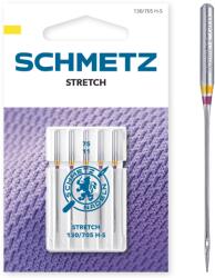 Schmetz Set 5 ace de cusut, materiale elastice, finete 75, Schmetz 130/705 H-S VMS