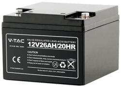 V-TAC Acumulator gel plumb 12V 26Ah V-tac, 175x165x127mm (SKU-23454)