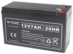V-TAC Acumulator gel plumb 12V 7Ah V-tac, 151x65x94mm (SKU-23467)
