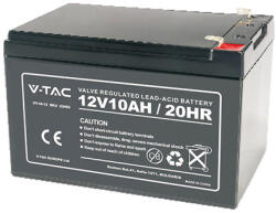 V-TAC Acumulator gel plumb 12V 10Ah V-tac, 178x35x60mm (SKU-23452)