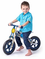 Woodyland Bicicleta de echilibru - albastru (93065) - mansarda-copiilor