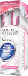 White Glo Pasta de dinti cu periuta Sensitive Forte+, 100ml, White Glo