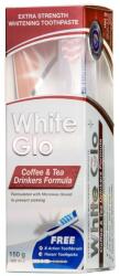 White Glo Pasta de dinti cu periuta Coffee And Tea, 100ml, White Glo