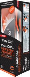 White Glo Pasta de dinti cu periuta Deep Stain Remover Charcoal, 100ml, White Glo