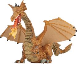 Papo Figurina Dragon Auriu Inaripat Cu Flacara (Papo39095) - ookee Figurina