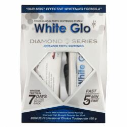 White Glo Kit pentru albire dentara Diamond Series, gel de albire 50ml + pasta de dinti 100ml, White Glo