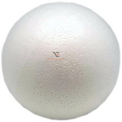 D&D Gömb hungarocell 15cm fehér őszi dísz (DD37635)