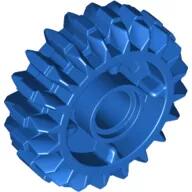 LEGO® 35185c7 - LEGO kék technic fogaskerék 20 fogas, oldalán mélyedéssel (35185c7)