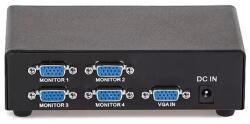VCOM Сплитер VCom - DD134, VGA/4xVGA, черен (DD134)