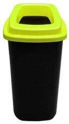 Plafor Sort szelektív hulladékgyűjtő, szemetes 45L fekete/zöld