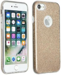 Apple iPhone 14 Plus, Szilikon tok, csillogó, Forcell Shining, arany - mobilkozpont