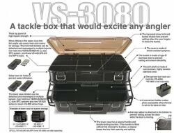 Meiho Tackle Box Valigeta MEIHO Versus VS-3080 Red 48 x 35.6 x 18.6cm (4963189156127)