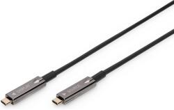 ASSMANN USB 3.1 Type C USB 3.0 Type C Összekötő Fekete 10m AK-330160-100-S (AK-330160-100-S)