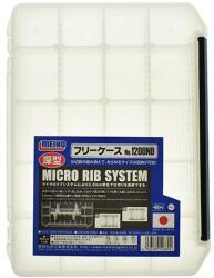 Meiho Tackle Box Cutie MEIHO Free Case Micro Rib System 1200ND Clear (4963189126694)