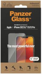 Panzer Screen Protector Ultra Wide Fit Antibacterial iPhone 14/13 Pro/13 fekete (2771)