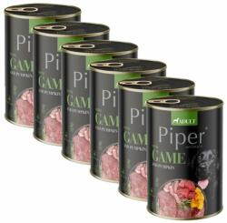 Dolina Noteci Piper Adult conservă pentru câini cu carne de vânat și dovleac 6 x 400 g