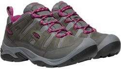 KEEN Női bőr tornacipő Circadia Wp 1026770 steel grey/boysenberry (Méret 40)