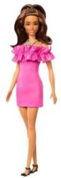 Mattel Barbie Fashionistas játékbaba - Pink metál ruhában ruhában (HRH15) (HRH15)