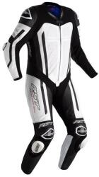 RST Egyrészes motorkerékpár-öltöny RST Pro sorozatú légzsák fekete-fehér kiárusítás výprodej