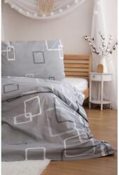Jerry Fabrics Lenjerie de pat de bumbacJerry Fabrics Pătrate gri, 140 x 200 cm, 70 x 90 cm Lenjerie de pat