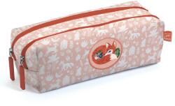 DJECO Tolltartó két rekesszel - Róka - Fox pencil cases dd00312 (dd00312)