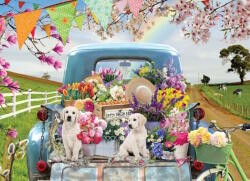 Cobble Hill 45060 - Country Truck in Spring - 500 db-os puzzle (45060)