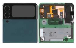 Samsung F711 Galaxy Z Flip3 5G előlap felső, külső része kis lcd kijelzővel Zöld, Green (GH97-26773C) gyári Service Pack